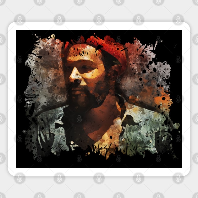 Marvin Gaye - Artistic Painting Sticker by Classic Cassette